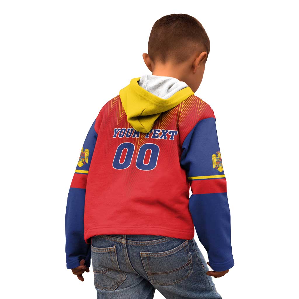 Custom Romania Volleyball Kid Hoodie Sporty Style