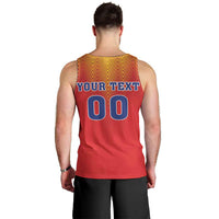 Custom Romania Volleyball Men Tank Top Sporty Style