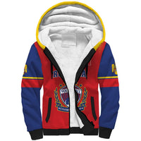 Custom Romania Volleyball Sherpa Hoodie Sporty Style
