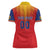 Custom Romania Volleyball Women Polo Shirt Sporty Style