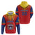 Custom Romania Volleyball Zip Hoodie Sporty Style