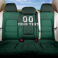 Custom Mexico Football Back Car Seat Cover El Tricolor Go Champions Aztec Pattern