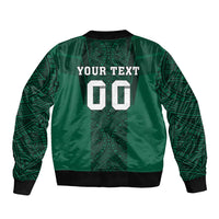 Custom Mexico Football Bomber Jacket El Tricolor Go Champions Aztec Pattern