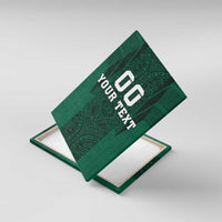 Custom Mexico Football Canvas Wall Art El Tricolor Go Champions Aztec Pattern