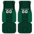 Custom Mexico Football Car Mats El Tricolor Go Champions Aztec Pattern
