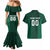 Custom Mexico Football Couples Matching Mermaid Dress and Hawaiian Shirt El Tricolor Go Champions Aztec Pattern