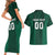 Custom Mexico Football Couples Matching Short Sleeve Bodycon Dress and Hawaiian Shirt El Tricolor Go Champions Aztec Pattern