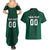 Custom Mexico Football Couples Matching Summer Maxi Dress and Hawaiian Shirt El Tricolor Go Champions Aztec Pattern