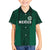 Custom Mexico Football Family Matching Puletasi and Hawaiian Shirt El Tricolor Go Champions Aztec Pattern