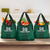 Custom Mexico Football Grocery Bag El Tricolor Go Champions Aztec Pattern