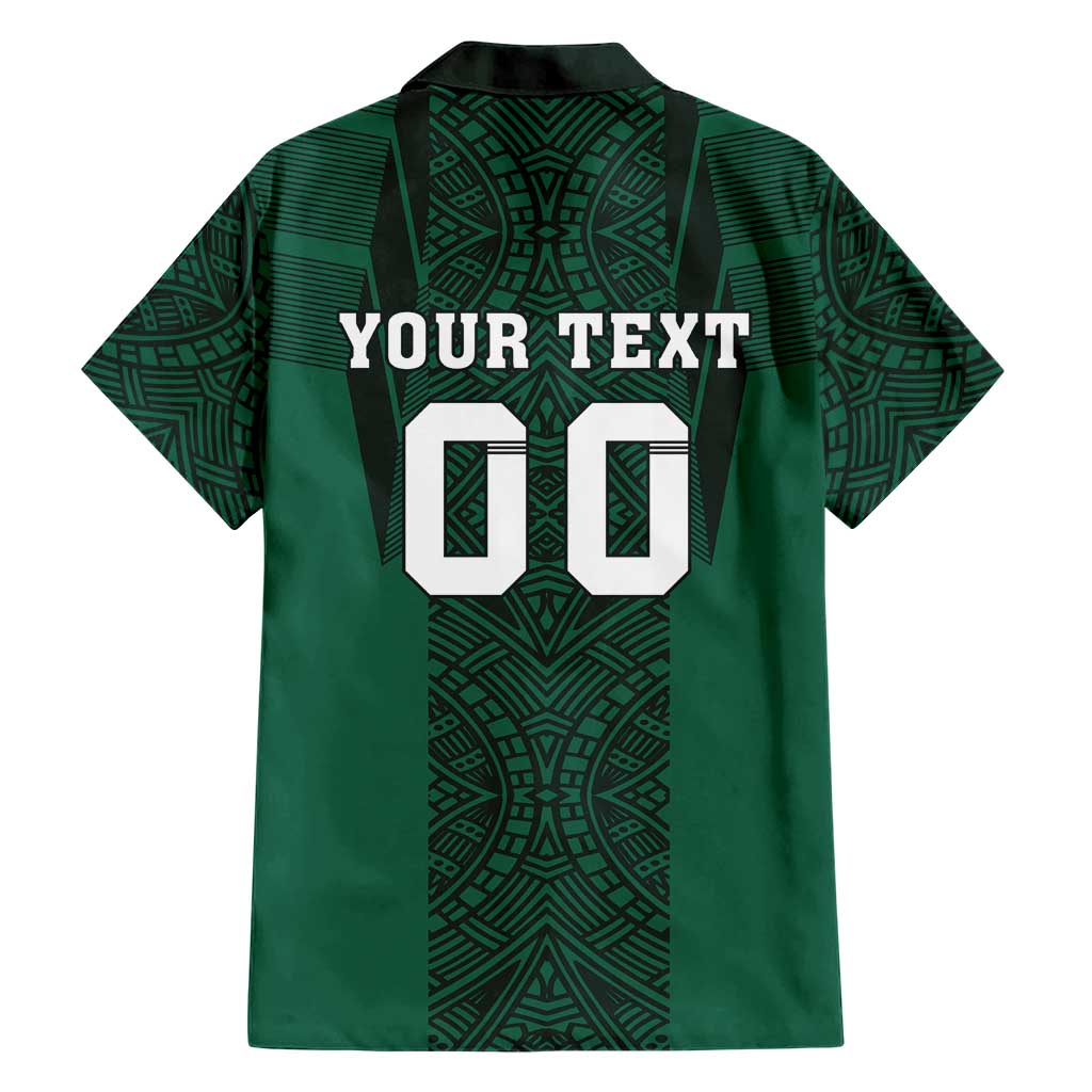 Custom Mexico Football Hawaiian Shirt El Tricolor Go Champions Aztec Pattern