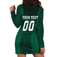 Custom Mexico Football Hoodie Dress El Tricolor Go Champions Aztec Pattern