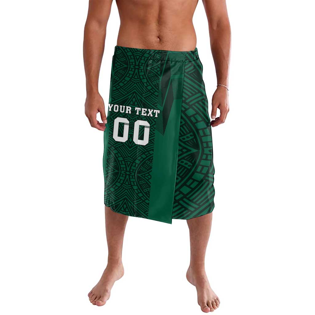 Custom Mexico Football Lavalava El Tricolor Go Champions Aztec Pattern