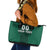 Custom Mexico Football Leather Tote Bag El Tricolor Go Champions Aztec Pattern