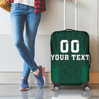 Custom Mexico Football Luggage Cover El Tricolor Go Champions Aztec Pattern