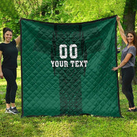 Custom Mexico Football Quilt El Tricolor Go Champions Aztec Pattern
