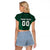 Custom Mexico Football Raglan Cropped T Shirt El Tricolor Go Champions Aztec Pattern