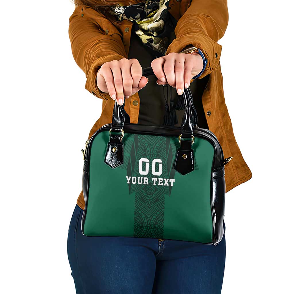 Custom Mexico Football Shoulder Handbag El Tricolor Go Champions Aztec Pattern