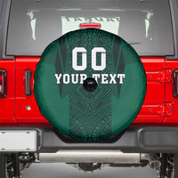 Custom Mexico Football Spare Tire Cover El Tricolor Go Champions Aztec Pattern