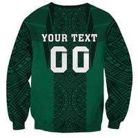 Custom Mexico Football Sweatshirt El Tricolor Go Champions Aztec Pattern