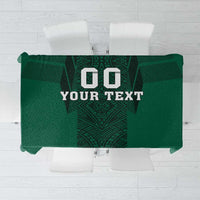 Custom Mexico Football Tablecloth El Tricolor Go Champions Aztec Pattern