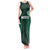 Custom Mexico Football Tank Maxi Dress El Tricolor Go Champions Aztec Pattern