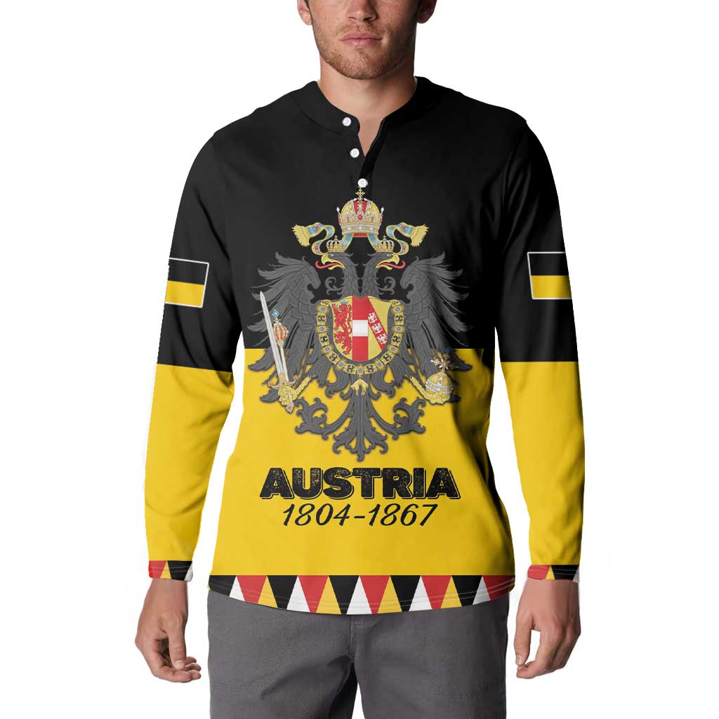 Austrian Empire 1804–1867 Button Sweatshirt Flag Style