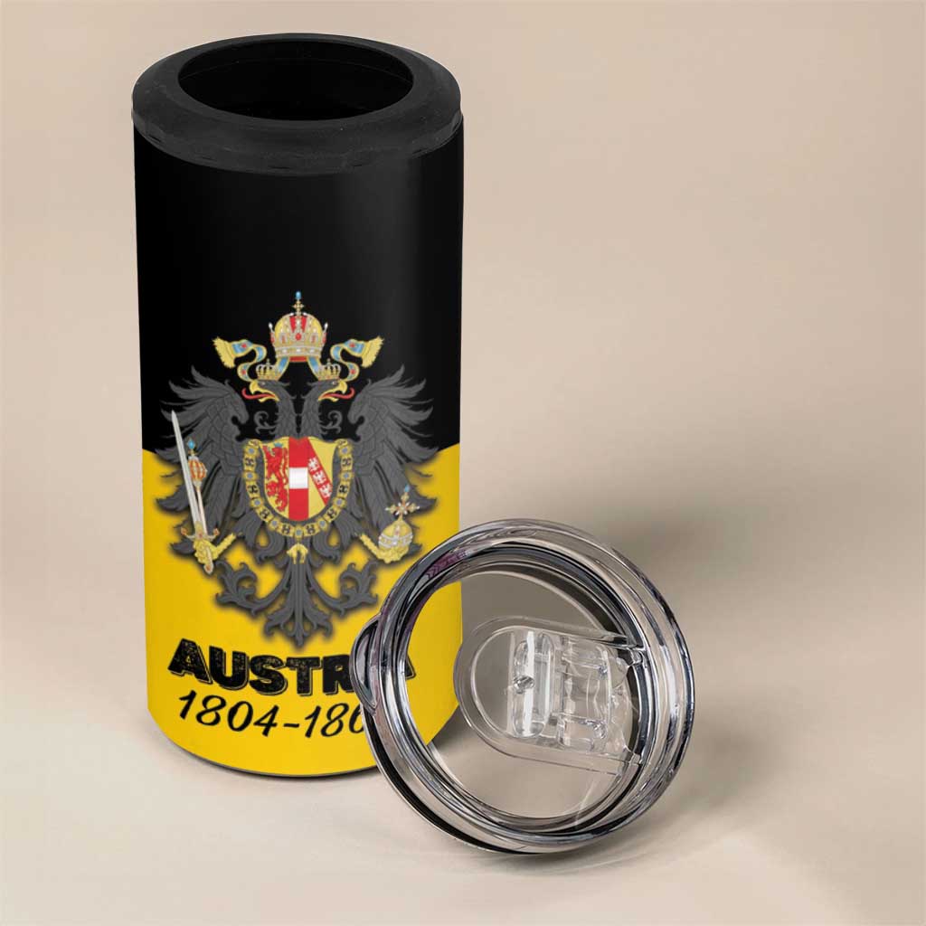Austrian Empire 1804–1867 4 in 1 Can Cooler Tumbler Flag Style