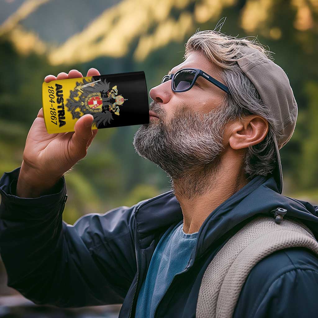 Austrian Empire 1804–1867 4 in 1 Can Cooler Tumbler Flag Style