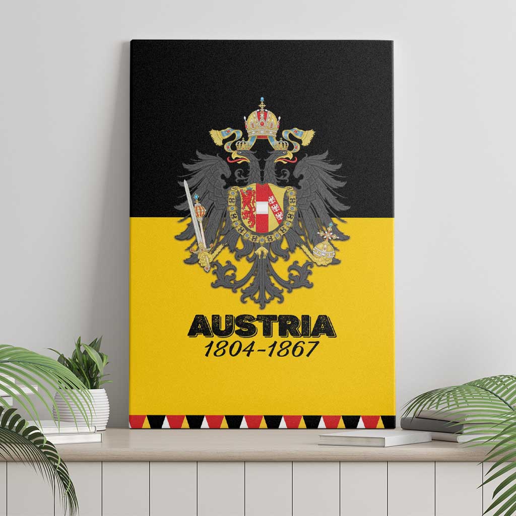 Austrian Empire 1804–1867 Canvas Wall Art Flag Style
