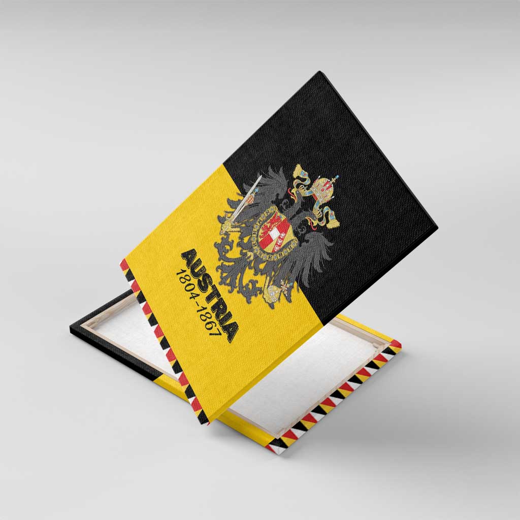 Austrian Empire 1804–1867 Canvas Wall Art Flag Style