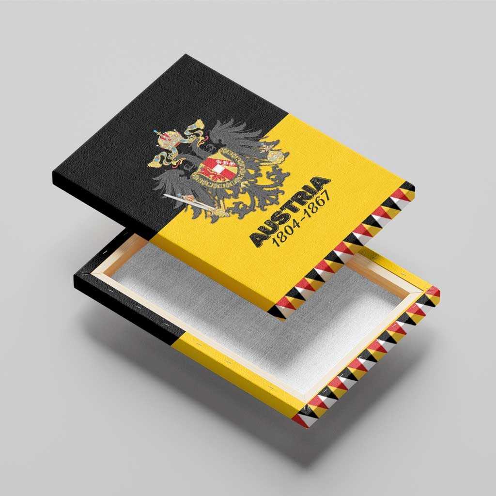 Austrian Empire 1804–1867 Canvas Wall Art Flag Style