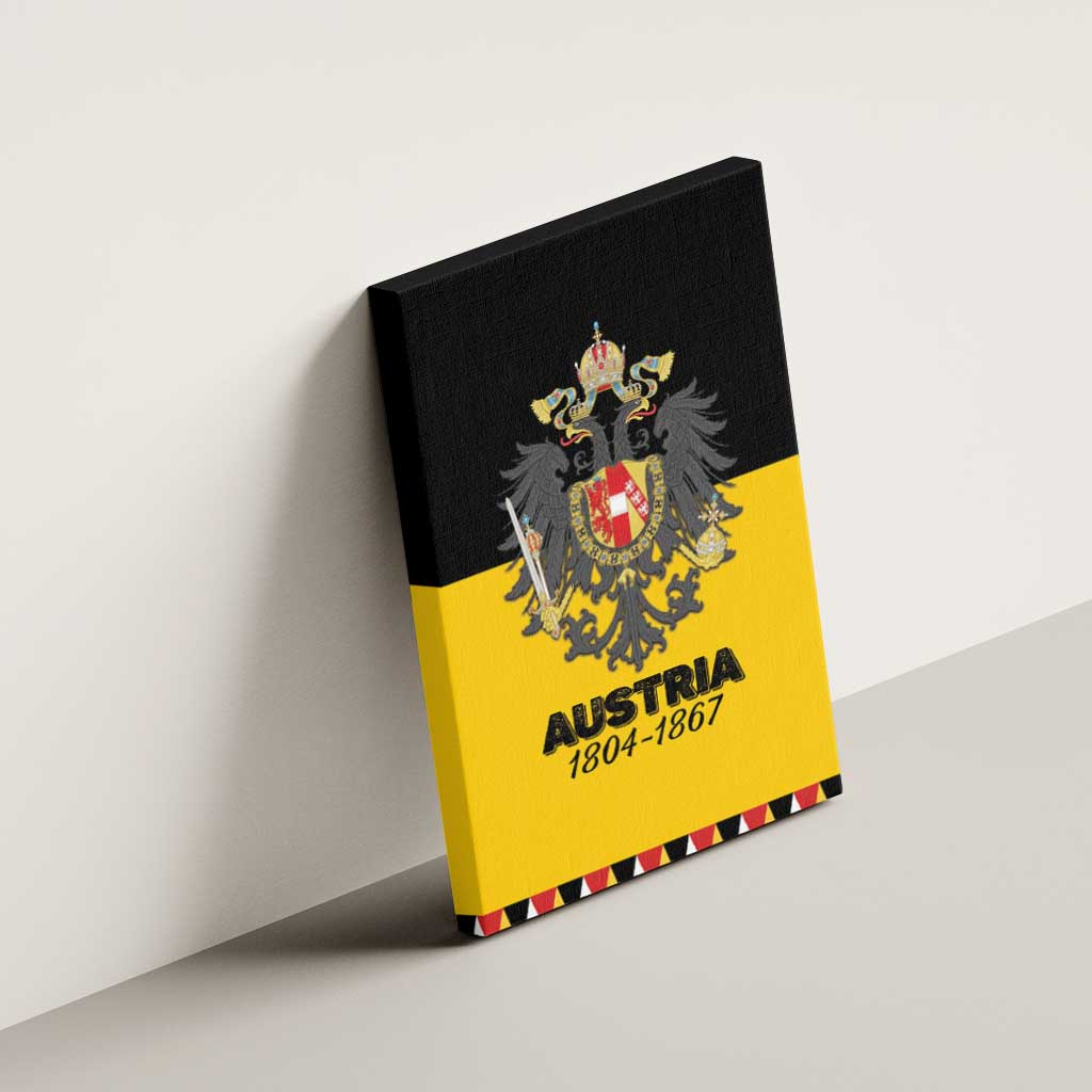Austrian Empire 1804–1867 Canvas Wall Art Flag Style