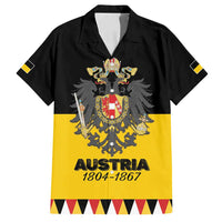 Austrian Empire 1804–1867 Family Matching Long Sleeve Bodycon Dress and Hawaiian Shirt Flag Style