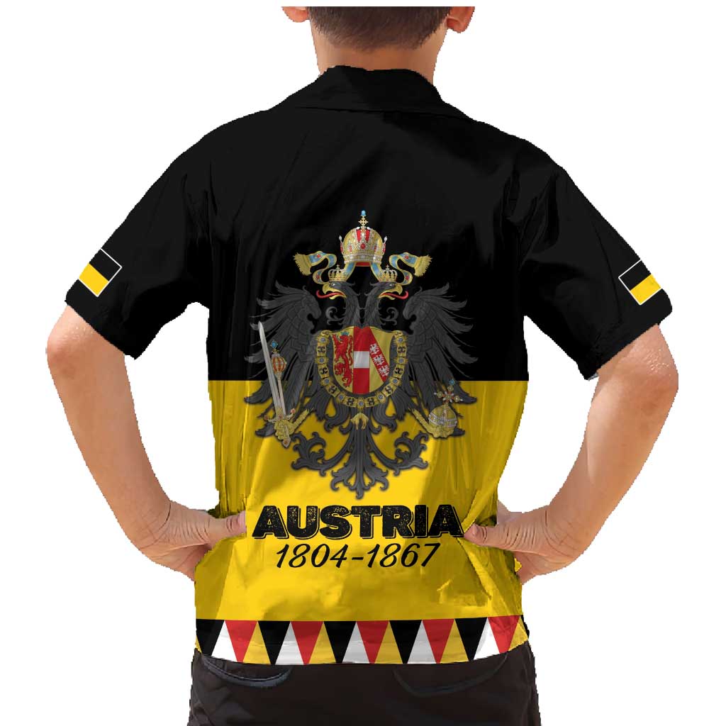 Austrian Empire 1804–1867 Family Matching Mermaid Dress and Hawaiian Shirt Flag Style