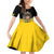 Austrian Empire 1804–1867 Family Matching Off Shoulder Short Dress and Hawaiian Shirt Flag Style