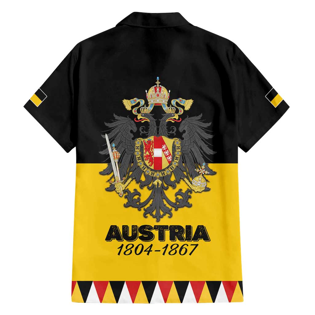 Austrian Empire 1804–1867 Family Matching Puletasi and Hawaiian Shirt Flag Style