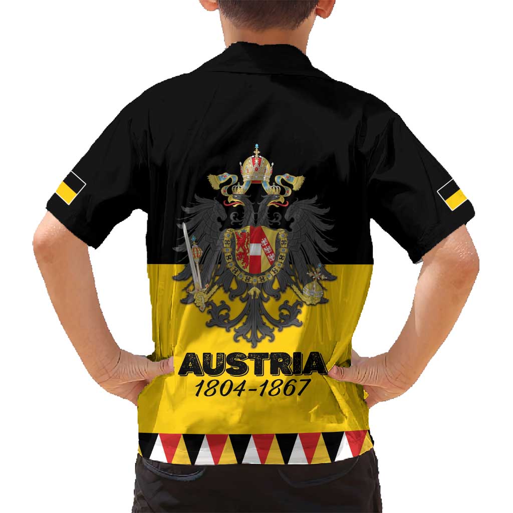 Austrian Empire 1804–1867 Family Matching Summer Maxi Dress and Hawaiian Shirt Flag Style