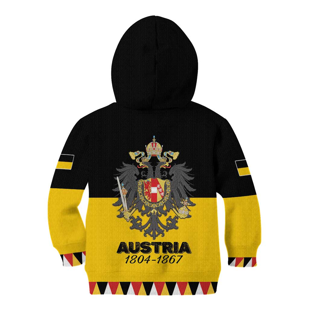 Austrian Empire 1804–1867 Kid Hoodie Flag Style