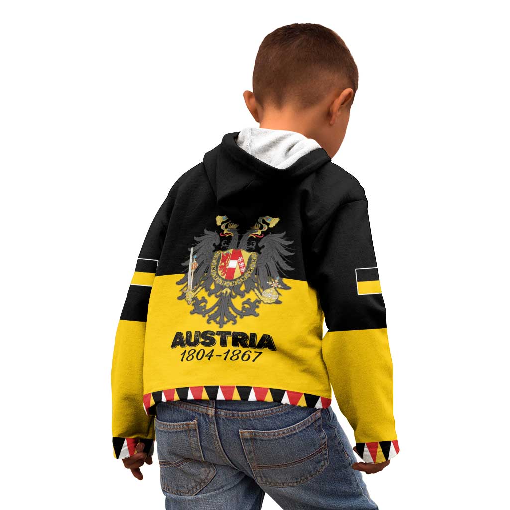 Austrian Empire 1804–1867 Kid Hoodie Flag Style