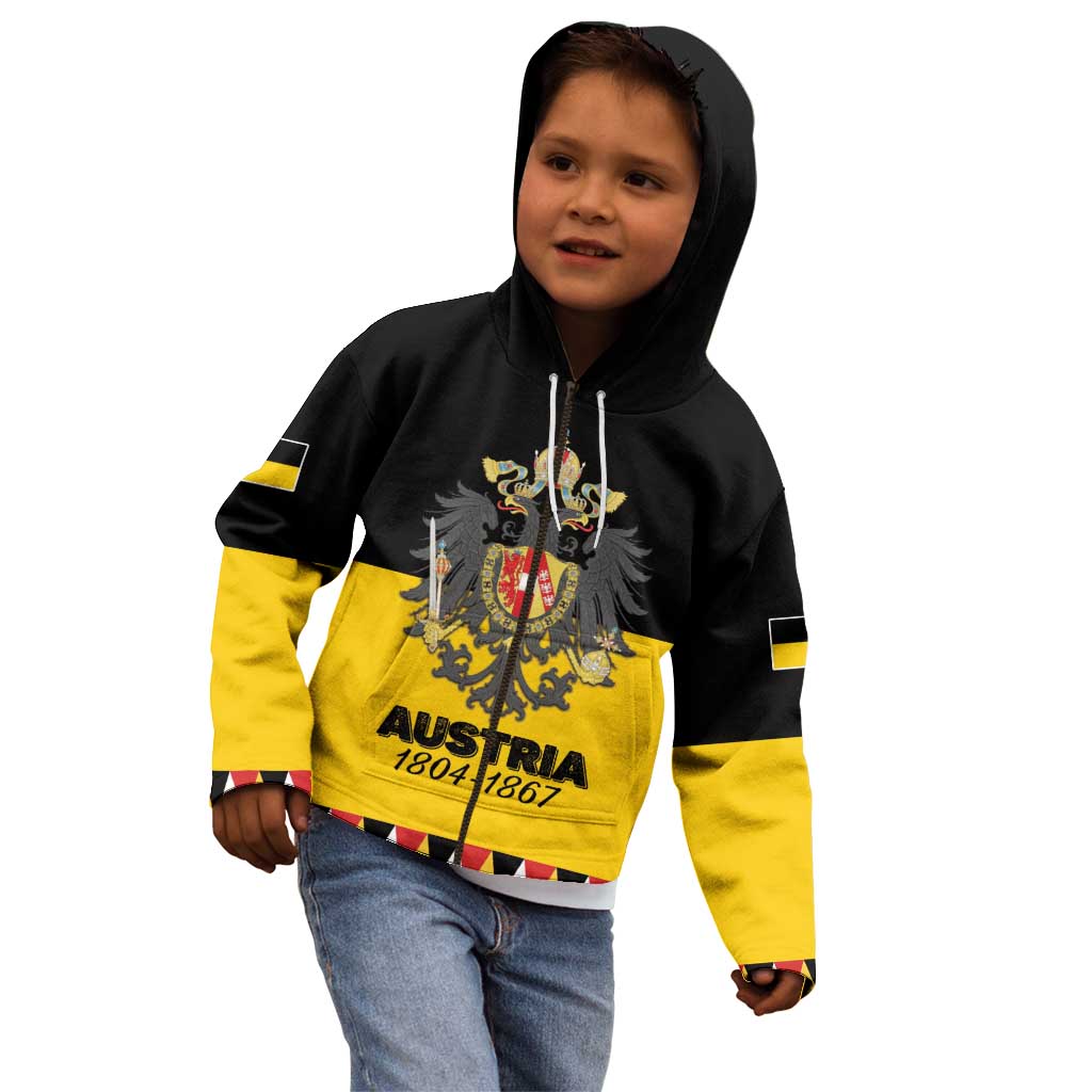 Austrian Empire 1804–1867 Kid Hoodie Flag Style