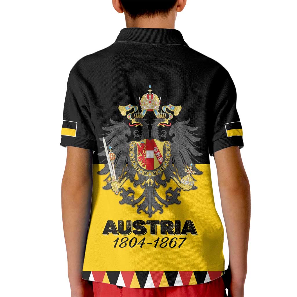 Austrian Empire 1804–1867 Kid Polo Shirt Flag Style