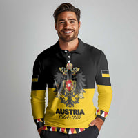 Austrian Empire 1804–1867 Long Sleeve Polo Shirt Flag Style