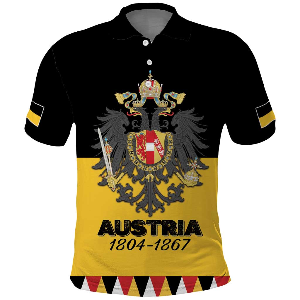 Austrian Empire 1804–1867 Polo Shirt Flag Style