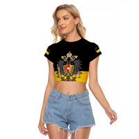Austrian Empire 1804–1867 Raglan Cropped T Shirt Flag Style