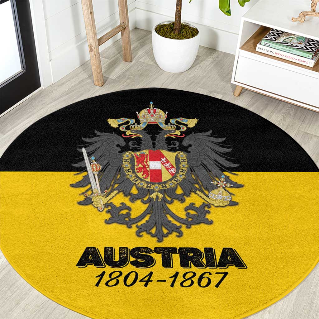 Austrian Empire 1804–1867 Round Carpet Flag Style