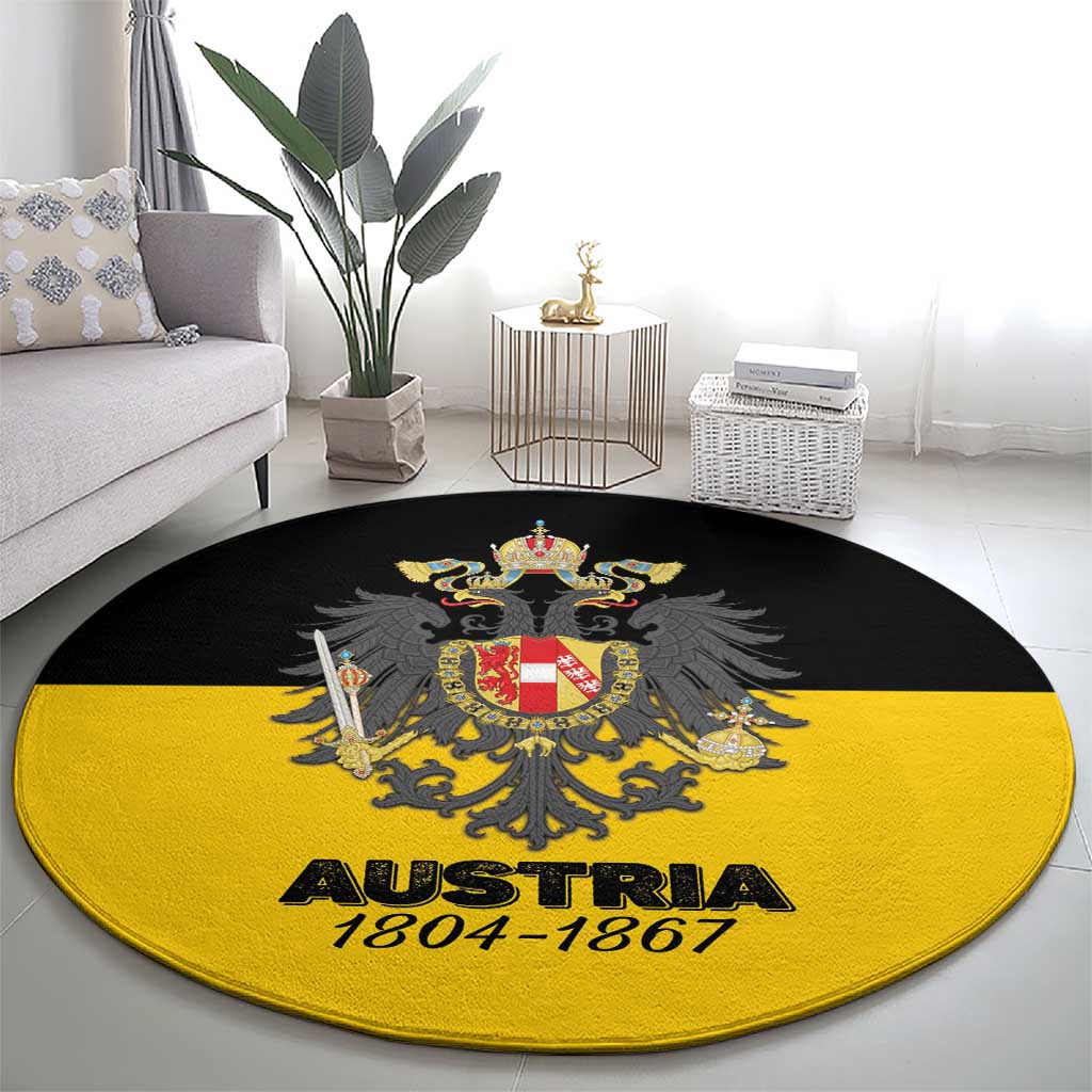 Austrian Empire 1804–1867 Round Carpet Flag Style
