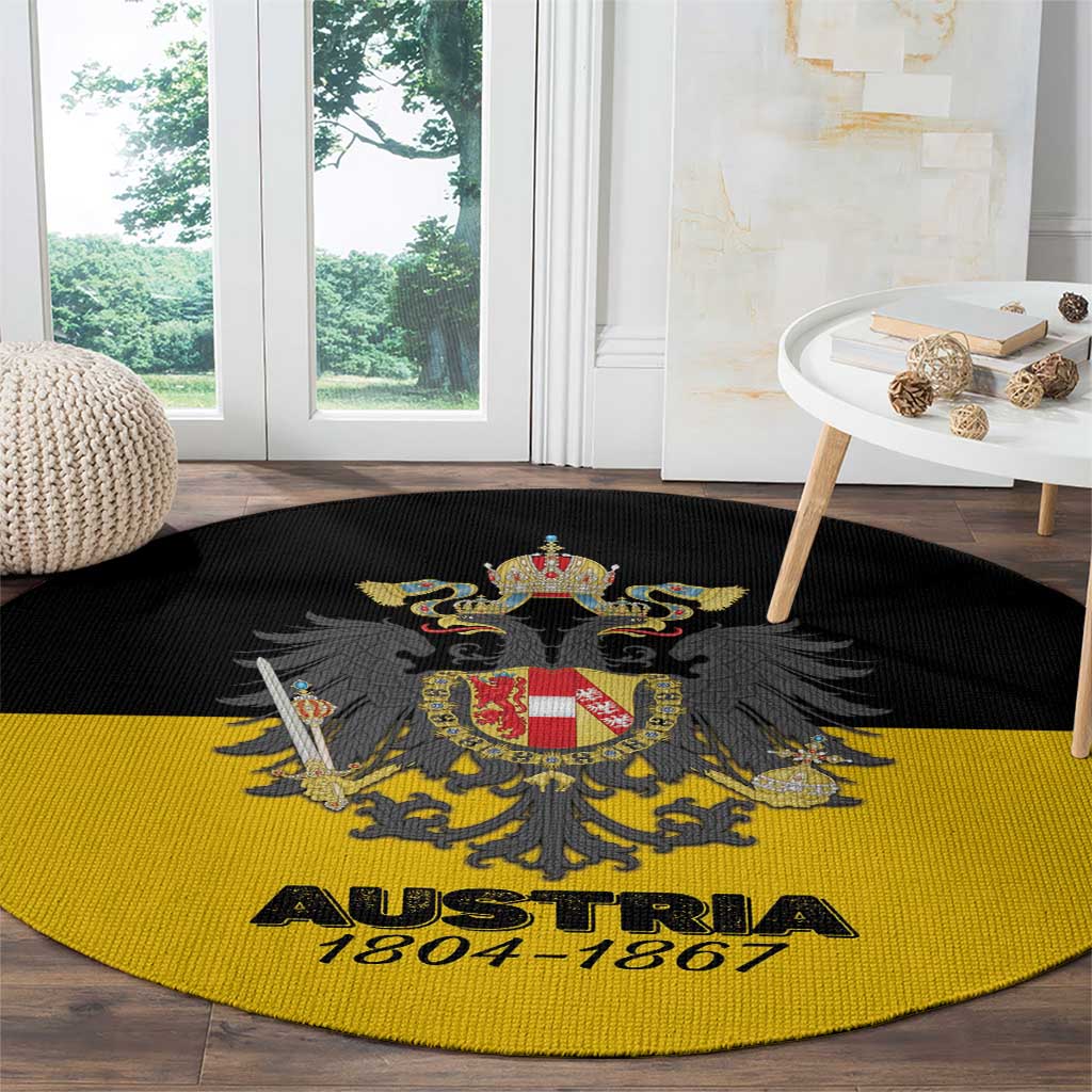 Austrian Empire 1804–1867 Round Carpet Flag Style