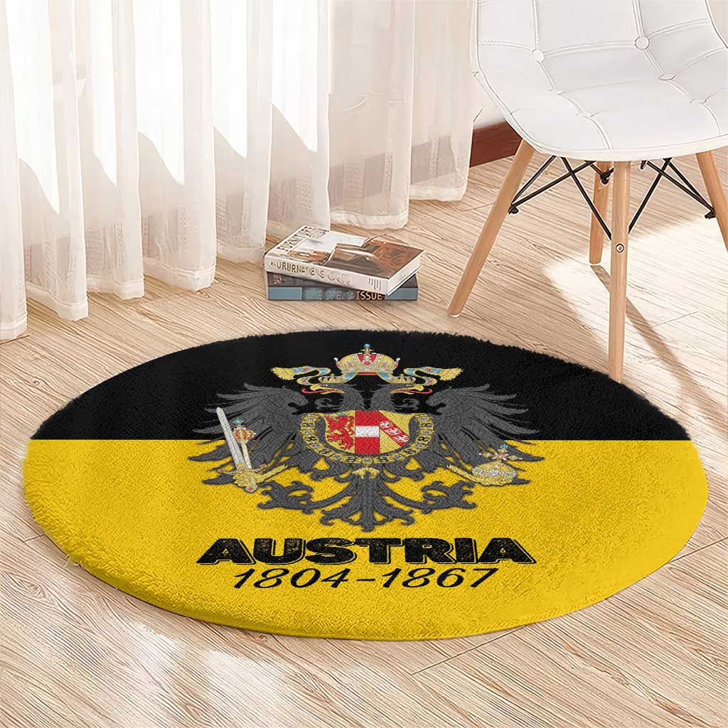Austrian Empire 1804–1867 Round Carpet Flag Style