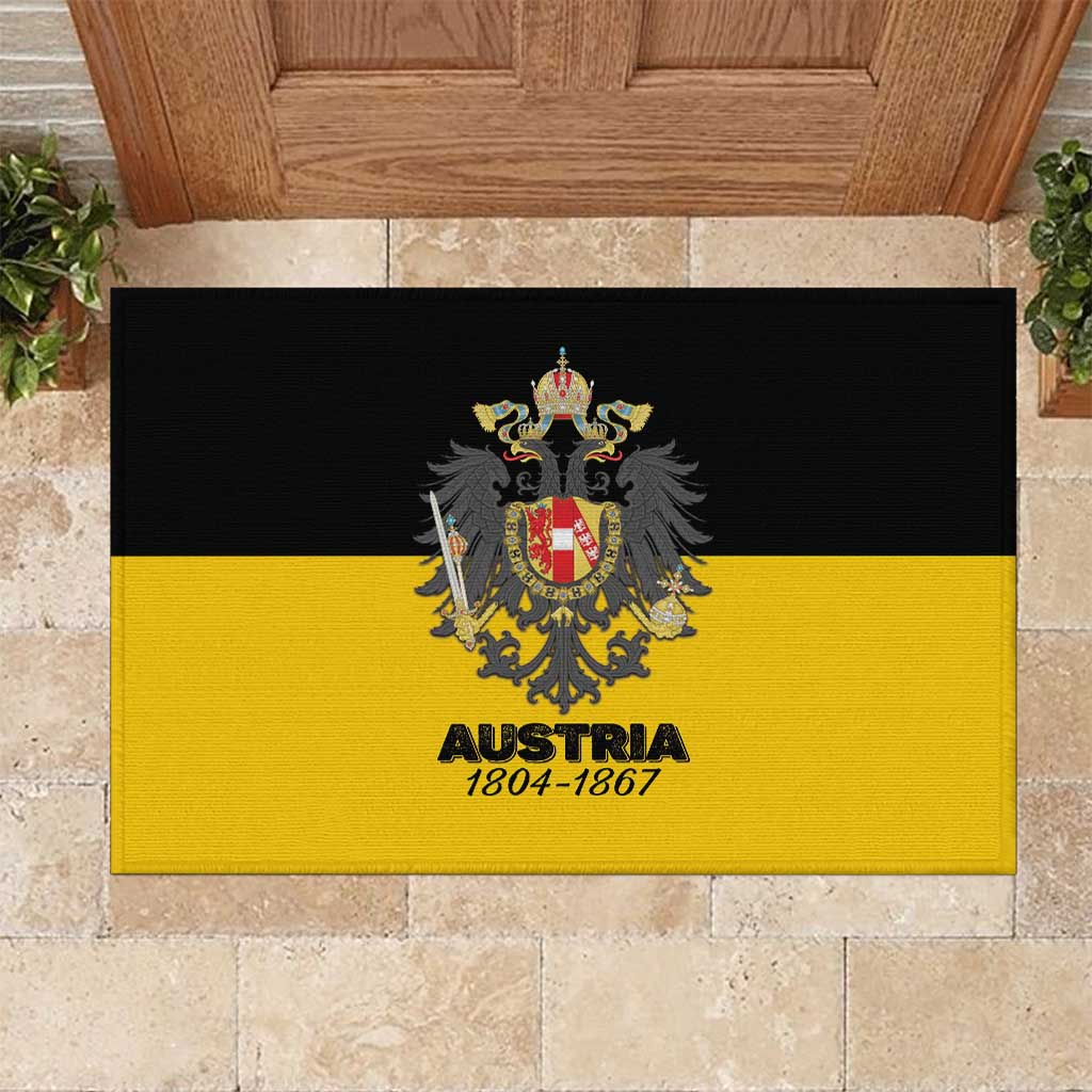 Austrian Empire 1804–1867 Rubber Doormat Flag Style